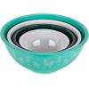 imageCamco Life is Better at The Campsite Nesting Bowl Set with Lids  Great for OnTheGo Lifestyles  Features 4 Durable Melamine Bowls with 4 Plastic Lids 53451Multi Size