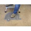 imageCamco Life is Better at The Campsite Scrub Rug  Ideal for Dirt Removal  Features a Gray Retro ClassC RV Shaped Design  Measures 26inches W x 14916inches H 53115Travel Trailer