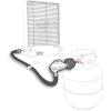 imageCamco Low Pressure Gas Regulator with 12 Hose 70000 BTUsHr Simple and Quick Install  Use with Low Pressure Gas Fired Heaters 57721