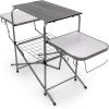 imageCamco Olympian Deluxe Portable Grill Table  Provides Plenty of Room for Grilling Gear  Ideal for Picnics Camping Boating Tailgating and Backyard BBQs  57293Camping Grill Table