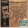 imageCamco Outdoor Table and Chair Set  Features Foldable Design for Compact RV Storage and Organization  Great for Camping Events Patios and More  NoTool Assembly  3Piece White 51640