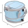 imageCamco PopUp Cooler  Lightweight Waterproof and Insulated Pops Open for Use and Collapses Flat for Storage  Ideal for The Beach Pool Camping Tailgating and Travel  Blue 51995
