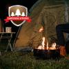 imageCamco Portable Propane Campfire  Features 8Foot Hose and Adjustable Regulator  Great for Campsites with Fire Restrictions  58047