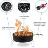 imageCamco Portable Propane Campfire  Features 8Foot Hose and Adjustable Regulator  Great for Campsites with Fire Restrictions  58047