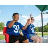 imageCamco Portable Stadium Seat  Ideal for Benches Picnics The Beach Outdoor Concerts Sporting Events and More  Grey 53101Red