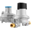 imageCamco Propane DoubleStage AutoChangeover Regulator  Features Auto Switch Over from Empty to Full Propane Tank  Ideal for Refilling Propane Supplies for RVing Camping Grilling and More 59005