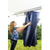 imageCamco RV Awning Shade Kit  Provides Additional Shade and Helps Lower The Temperature Under RV Awning  Measures 54inches x 180inches  51455Blue