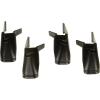 imageCamco RV Gutter Spouts with Extensions  Direct Rain Water Runoff Away from The RV  White 42134Black