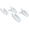 imageCamco RV Gutter Spouts with Extensions  Direct Rain Water Runoff Away from The RV  White 42134White