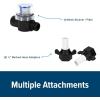 imageCamco RVMarine Variable Flow Automatic Demand Diaphragm Water Pump  12 Volt DC  30 GPM Flow Rate with a 55PSI Cutoff  Measures 8inches L x 5inches W x 438inches H  22491