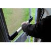 imageCamco Screen Door Cross Bar Handle  Allows for Easier Exit and Protection RV Screen Doors with Sturdy and Secure Grip  Wider Width 42188Black