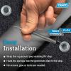 imageCamco Wrap Around RV Step Rug  for Manual ampamp Electric RV Steps  Fits 18quot Wide Steps  WeatherResistant  Gray 42925