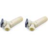 imageCamco 11523 34quot Plastic Water Heater Drain Valve with 212quot Shank White1 Count Pack of 2
