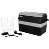 imageCamco 51516 CAM450 Portable Refrigerator AC 110VDC 12V Compact FridgeFreezer 45Liter  Keeps Food and Drinks Cold While OnTheGo  Ideal for Road Trips RVing Camping Boating and Tailgating  Black