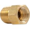 imageCamco 59953 Propane Fitting  14quot Male NPT x 14quot Female Inverted FlareOne Size