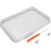 imageCamco Flying Insect Screen Protects The Water Heater Vents from Flying Insect Nests Stainless Steel Mesh WH 500 421456quot X 85quot X 13quot White