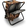 imageCamco Folding Camping Stool Backpack Cooler Trio CampingHiking Bag with Waterproof Insulated Cooler Pockets and Sturdy Legs for Seating Great for Travel  Camouflage 51908