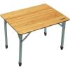 imageCamco Folding Table  Features Natural Bamboo Top ampamp Folding Aluminum Legs for RV Storage and Organization  Adjustable Height 18  26  Ideal for Tailgating Camping RVing the Beach ampamp More 51893Folding Bamboo Table