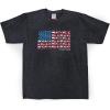 imageCamco Life is Better at The Campsite Crew Neck Short Sleeve TShirt  Features a Comfortable NonRestrictive Fit Patriotic Design on Charcoal Grey and is Machine Washable  Small 53272