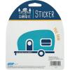 imageCamco Life is Better at The Campsite Destination Sticker DecalPersonalize Your RV Camper Interior Laptop Car Luggage and More 53252 WhiteTeal