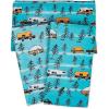imageCamco Life is Better at The Campsite Tablecloth with Bench Covers  Provides a Clean Eating Surface for Outdoor Activities  Features an RV and Tree Sketch Design  53380