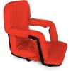 imageCamco Portable Stadium Seat  Ideal for Benches Picnics The Beach Outdoor Concerts Sporting Events and More  Grey 53101Red