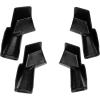 imageCamco RV Gutter Spouts with Extensions  Direct Rain Water Runoff Away from The RV  White 42134Black