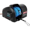 imageCamco TRACOutdoor Products Fisherman 25G3 Electric Anchor Winch  Anchors Up to 25 lb  Includes 100feet of PreWound Anchor Rope with Use 69002 Black
