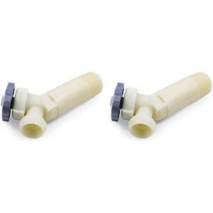 imageCamco 11523 34quot Plastic Water Heater Drain Valve with 212quot Shank White1 Count Pack of 2