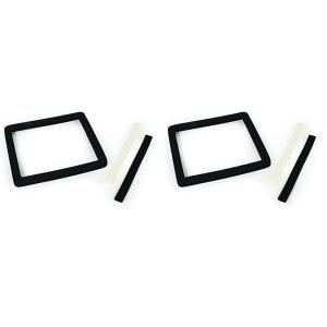 imageCamco 14Inch x 14Inch Universal Camper Roof AC Gasket Kit  Features a Waterproof Compression Seal SelfAdhesive Picture Frame Gasket and SelfAdhesive Leveling Pads 25071Pack of 2
