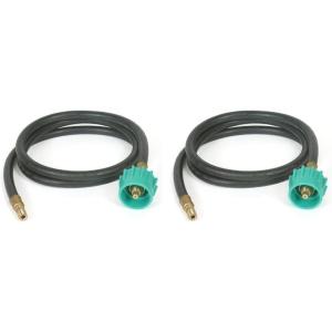 imageCamco 24quot Pigtail Propane Hose Connector  Connects Propane Cylinder To a RV or Trailer Propane Regulator  Provides Thermal Protection and Excess Flow Protection 591533 Foot Pack of 2