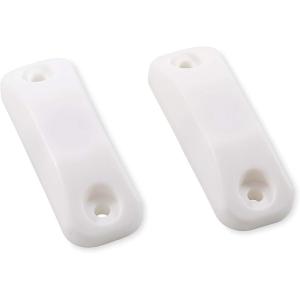 imageCamco 44155 Magnetic RV Baggage Door Catch  Magnetically Keeps Your RV Door Open  Compatible with Most RVs  Set of 2 WhiteWhite