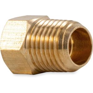 imageCamco 59953 Propane Fitting  14quot Male NPT x 14quot Female Inverted Flare14 Inch