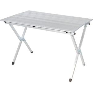 imageCamco Aluminum RollUp Campsite Table with Carrying Bag  Ideal for Tailgating Camping The Beach Parties and More  Lightweight Design and Rust Resistant 51896Standard Packaging