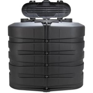 imageCamco CamperRV Dual Propane Tank Cover  Features Hinged Top Panel ampamp Custom Molded Design  Fits 2 30lb Steel Tanks  Protects Propane Tanks During Travel Camping and More  Black 50514