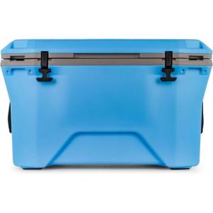 imageCamco Cupholder Attachment for Currituck Coolers  Attach to Your Cooler to Hold Cups Cans and Bottles ampamp More Great for Camping Picnics and at The Beach  51791Cyan Exterior  Gray Interior