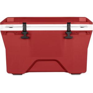 imageCamco Cupholder Attachment for Currituck Coolers  Attach to Your Cooler to Hold Cups Cans and Bottles ampamp More Great for Camping Picnics and at The Beach  51791Crimson Exterior  White Interior