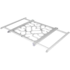 imageCamco Deluxe Aluminum RV Screen Door Grille  Adds a Sturdy Feel to The RV Door  Adjusts from 20inches to 32inches Wide  43991