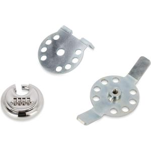 imageCamco Double Propane Tank Locking Device  Safely Secures 2 Propane Tanks to Your RV for Theft Prevention  Lock Included  Works with Conventional and Airstream Setups 40590
