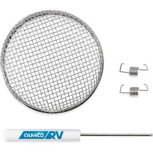 imageCamco Flying Insect Screen for 2004 Atwood  Keep Your RV Furnace Safe from Insects ampamp Rodents  Heavy Duty Stainless Steel Construction  RV Furnace Vent Cover with 36quot Diameter 42144