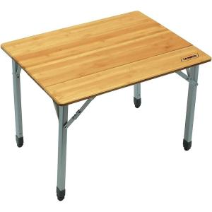 imageCamco Folding Table  Features Natural Bamboo Top ampamp Folding Aluminum Legs for RV Storage and Organization  Adjustable Height 18  26  Ideal for Tailgating Camping RVing the Beach ampamp More 51893Folding Bamboo Table