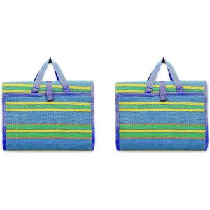 imageCamco Handy Mat with Strap Perfect for Picnics Beaches RV and Outings GreenRed  60quot x 78quot 42813Blue and Green