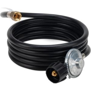 imageCamco Low Pressure Gas Regulator with 12 Hose 70000 BTUsHr Simple and Quick Install  Use with Low Pressure Gas Fired Heaters 57721
