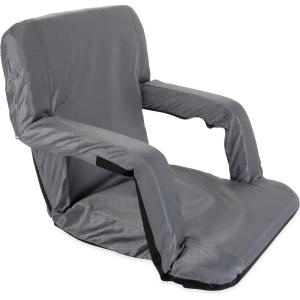 imageCamco Portable Stadium Seat  Ideal for Benches Picnics The Beach Outdoor Concerts Sporting Events and More  Grey 53101Grey