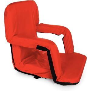 imageCamco Portable Stadium Seat  Ideal for Benches Picnics The Beach Outdoor Concerts Sporting Events and More  Grey 53101Red