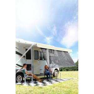 imageCamco RV Awning Shade Kit  Provides Additional Shade and Helps Lower The Temperature Under RV Awning  Measures 54inches x 180inches  51455Black
