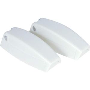 imageCamco RV Baggage Door Catch Holds RV Baggage Compartments and Doors Open Durable Material and Simple Installation Polar White 2 Pack44173Polar White