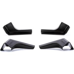 imageCamco RV Gutter Spouts with Builtin Extensions  Direct Rain Water Runoff Away from The RV  Features an Easy Installation a Sun Resilient Resin Construction and Comes in a 4Pack of Black 42452Black