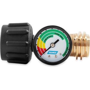 imageCamco RV Propane Gauge and Leak Detector  Features Type 1 Connection for RVing Boating Gas Grills and More 59023