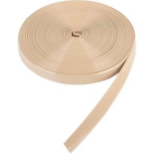 imageCamco RV Vinyl Trim Insert  Features a Durable Vinyl Construction Measures 34Inch x 100Feet and is Designed for Aluminum Roof Edges Trim Molding Truck Camper Shells and More 25262Beige
